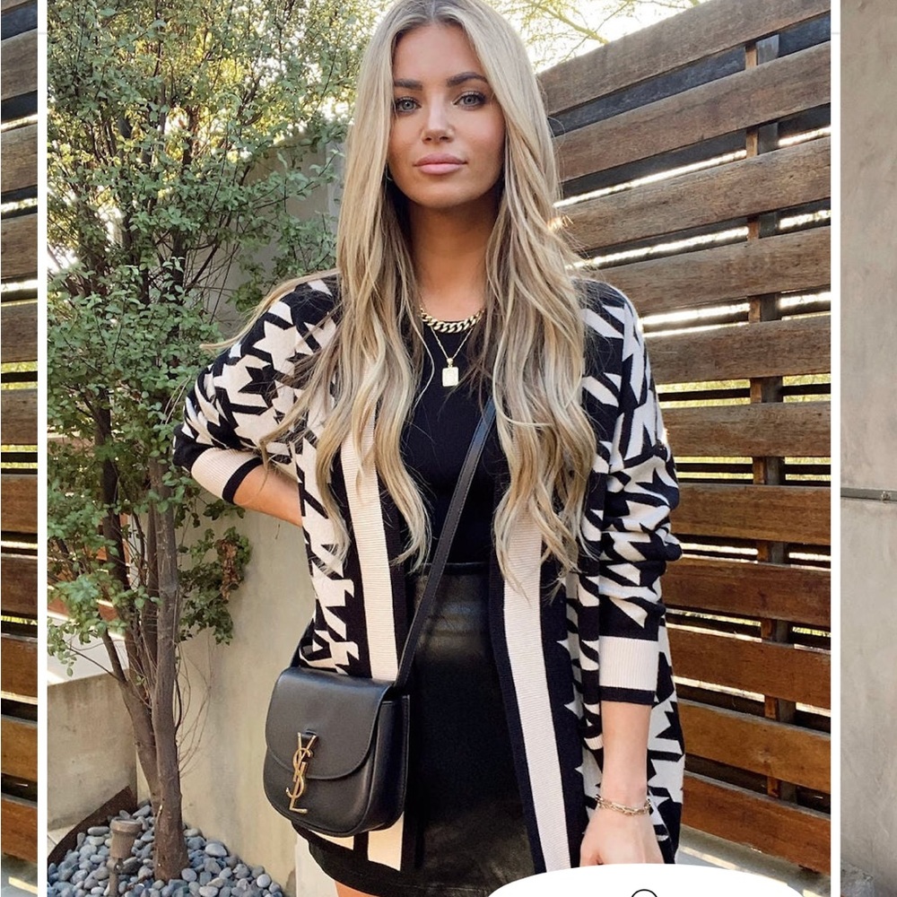 VICI Houndstooth Cardigan